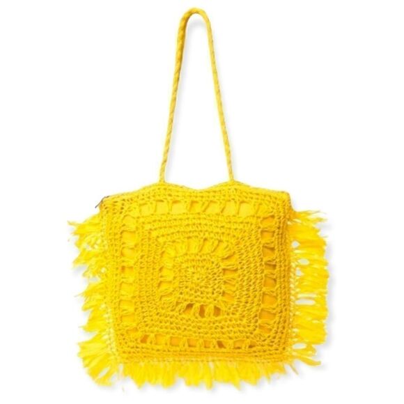 Most Wanted USA Seagrass Woven Tote - Picture 9 of 9